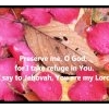 Preserve me, O God