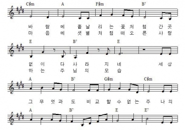 사랑의 음성 나의 맘에 들릴 때