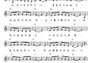 바닷가에 앉았더니