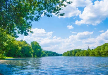 And He showed me a river