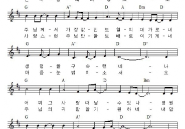 감사해 주님께서